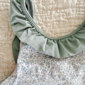 Minnow "Elysian Day" ruffle collar one piece